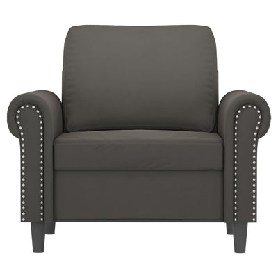 vidaXL Sofa Chair Dark Grey 60 cm Velvet
