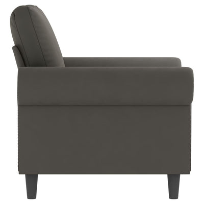 vidaXL Sofa Chair Dark Grey 60 cm Velvet