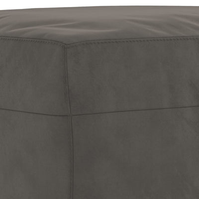 vidaXL Footstool Dark Grey 60x50x41 cm Velvet