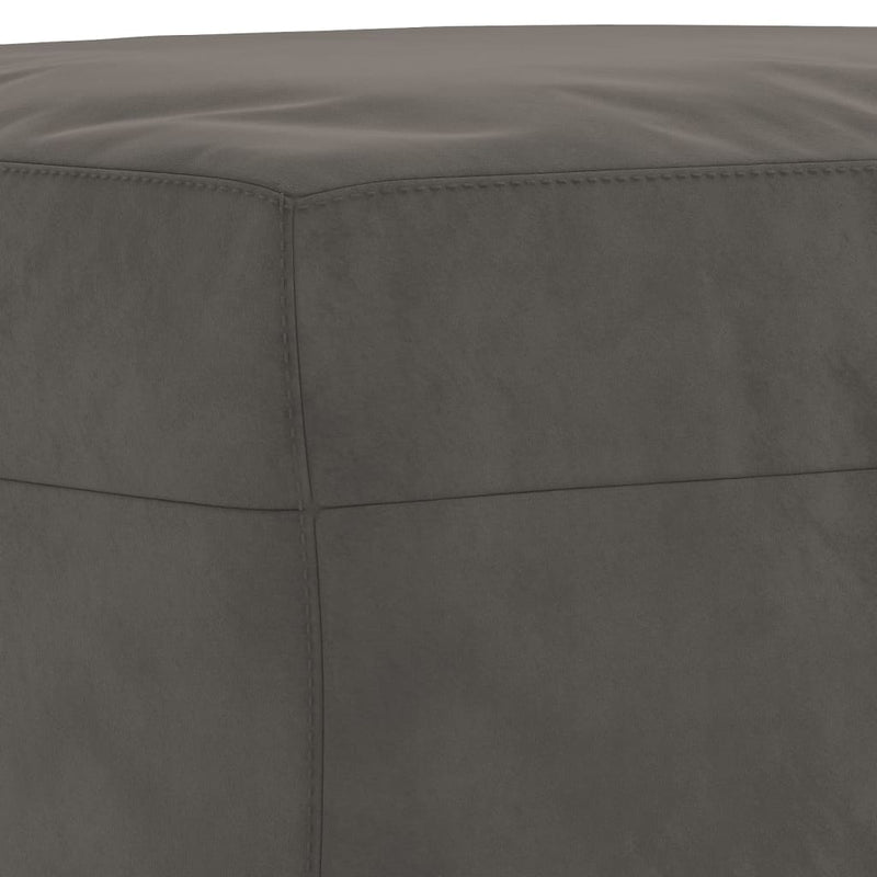 vidaXL Footstool Dark Grey 60x50x41 cm Velvet