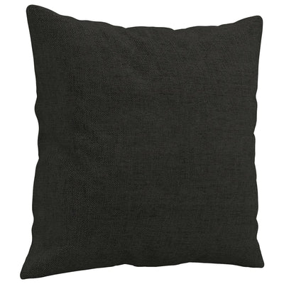 vidaXL Throw Pillows 2 pcs Black 40x40 cm Fabric