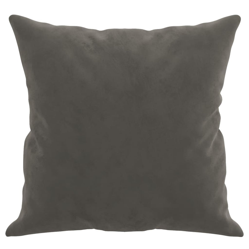 vidaXL Throw Pillows 2 pcs Dark Grey 40x40 cm Velvet
