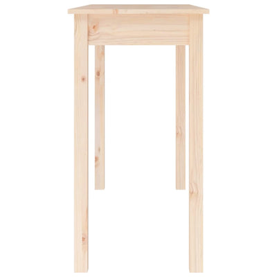 vidaXL Console Table 110x40x75 cm Solid Wood Pine