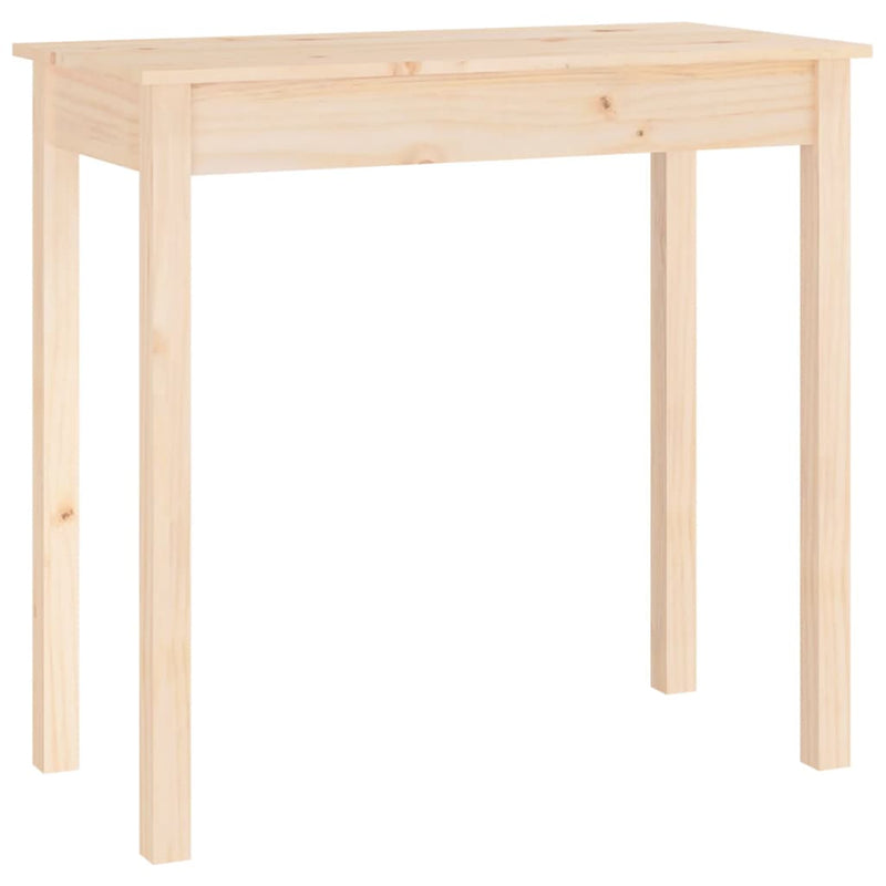 vidaXL Console Table 110x40x75 cm Solid Wood Pine