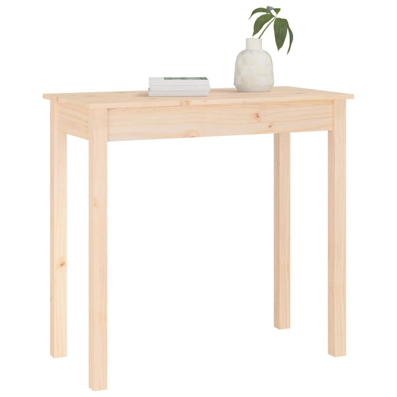 vidaXL Console Table 110x40x75 cm Solid Wood Pine