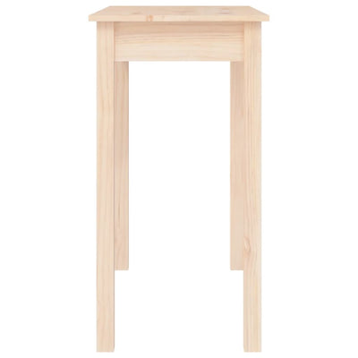 vidaXL Console Table 110x40x75 cm Solid Wood Pine
