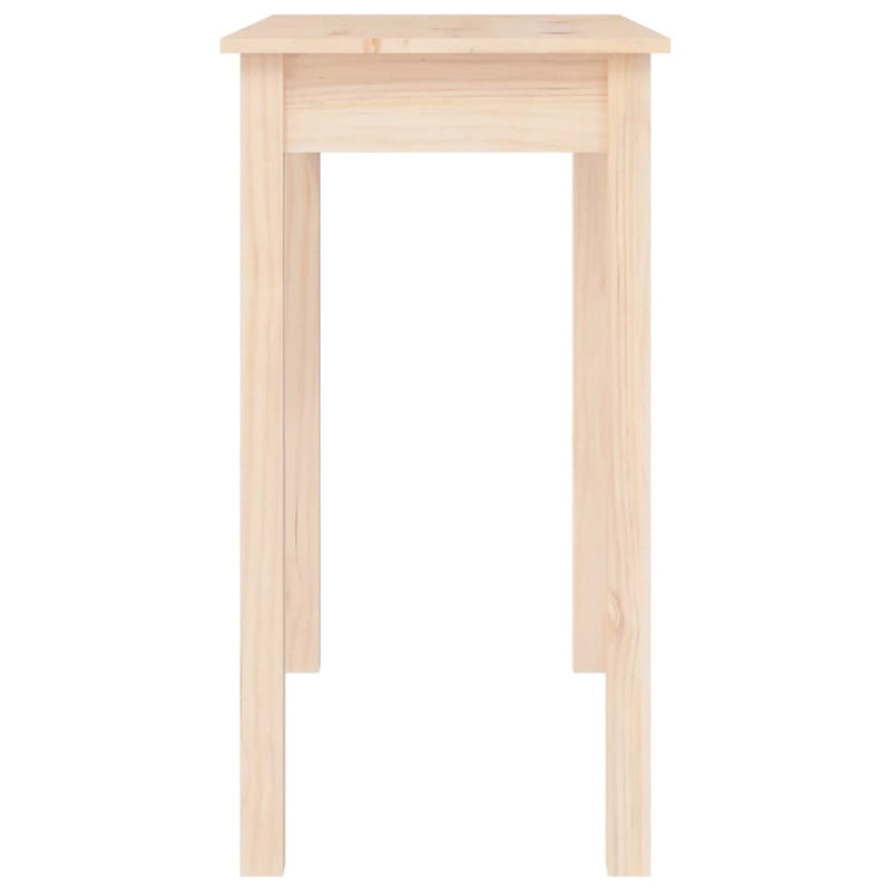 vidaXL Console Table 110x40x75 cm Solid Wood Pine