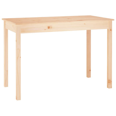 vidaXL Dining Table 110x55x75 cm Solid Wood Pine