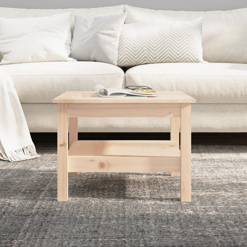 vidaXL Coffee Table 55x55x40 cm Solid Wood Pine
