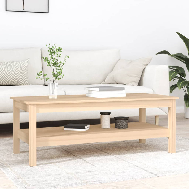 vidaXL Coffee Table 55x55x40 cm Solid Wood Pine