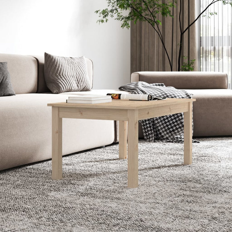 vidaXL Coffee Table 110x50x30 cm Solid Wood Pine