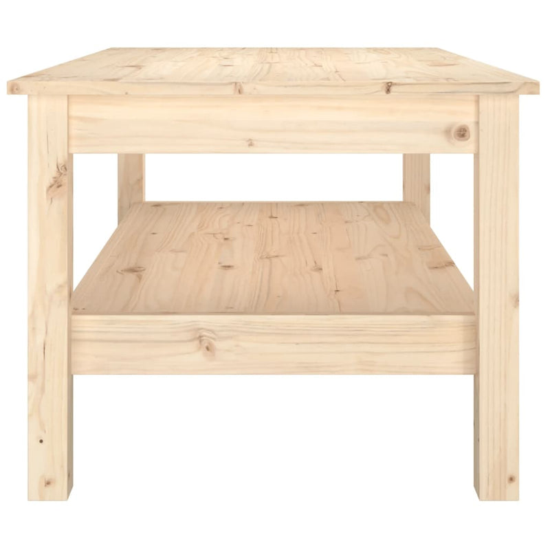 vidaXL Coffee Table 55x55x40 cm Solid Wood Pine