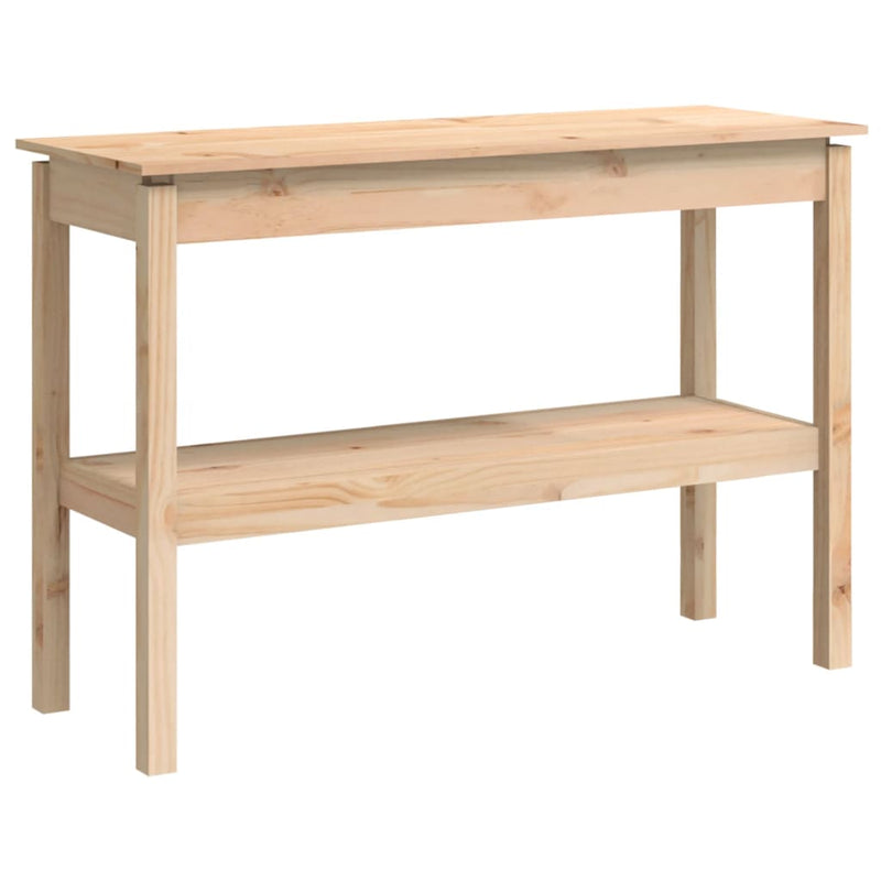 vidaXL Console Table 110x40x75 cm Solid Wood Pine