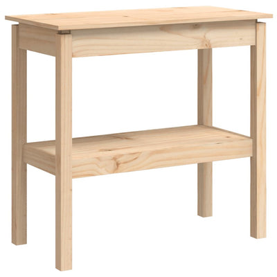 vidaXL Console Table 110x40x75 cm Solid Wood Pine