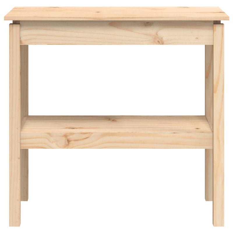 vidaXL Console Table 110x40x75 cm Solid Wood Pine