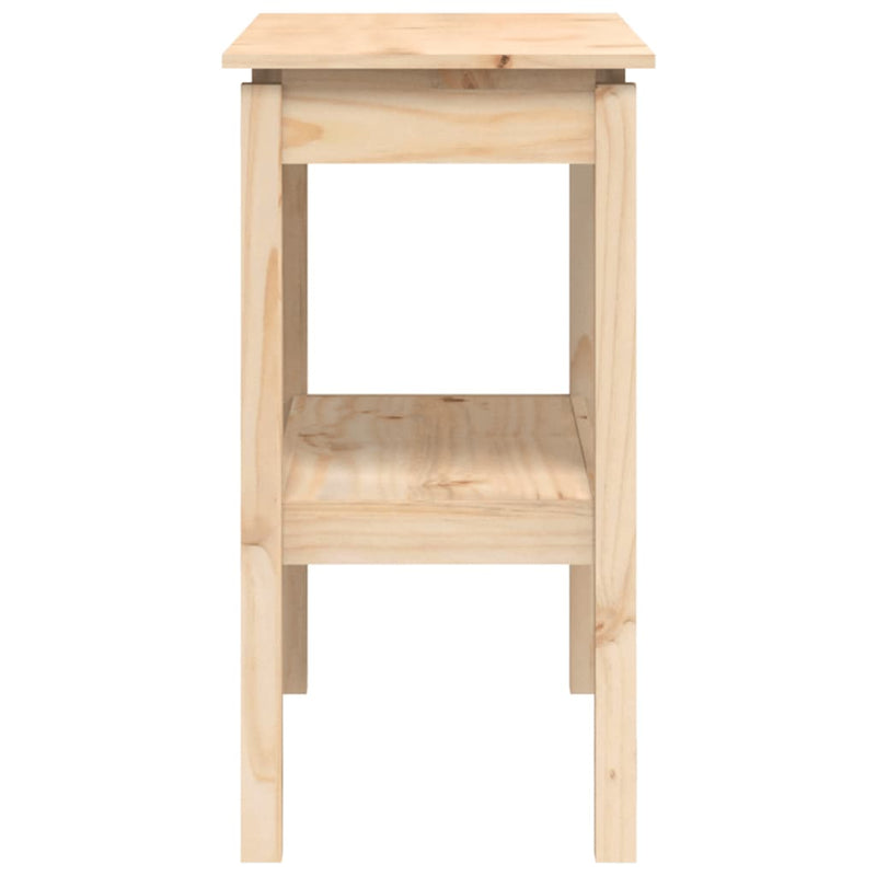 vidaXL Console Table 110x40x75 cm Solid Wood Pine