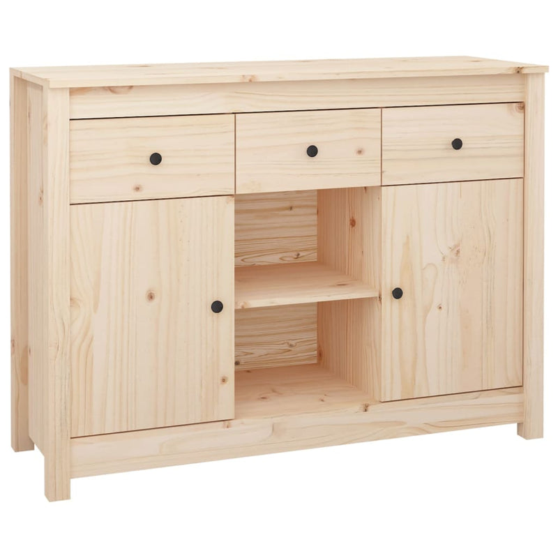 vidaXL Sideboard 100x35x74.5 cm Solid Wood Pine