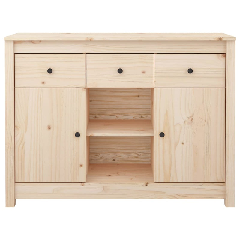 vidaXL Sideboard 100x35x74.5 cm Solid Wood Pine