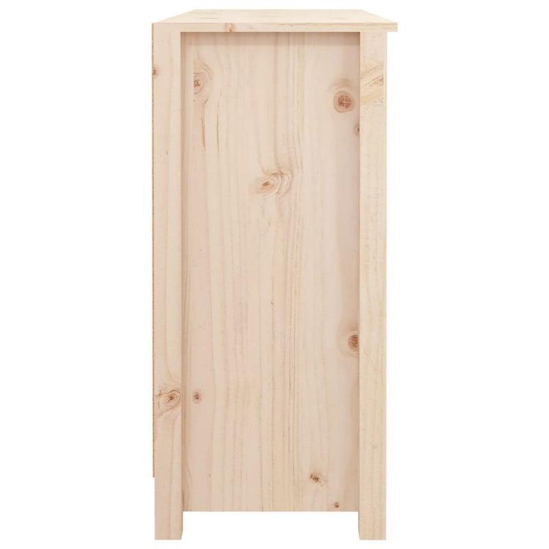 vidaXL Sideboard 100x35x74.5 cm Solid Wood Pine