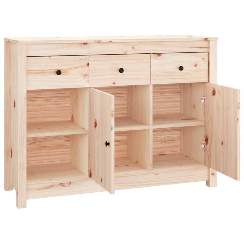 vidaXL Sideboard 100x35x74 cm Solid Wood Pine