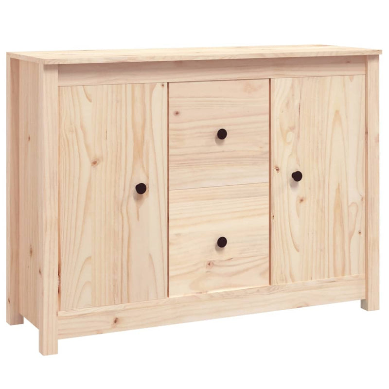vidaXL Sideboard 100x35x74 cm Solid Wood Pine