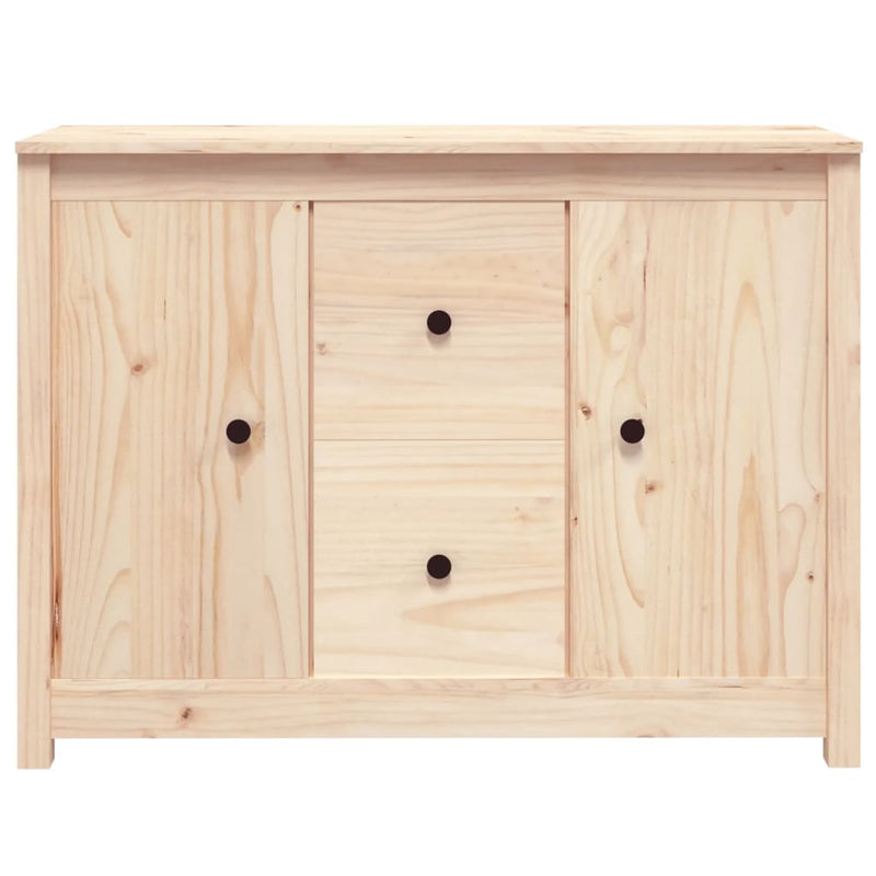 vidaXL Sideboard 100x35x74 cm Solid Wood Pine