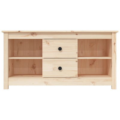 vidaXL TV Cabinet 103x36.5x52 cm Solid Wood Pine
