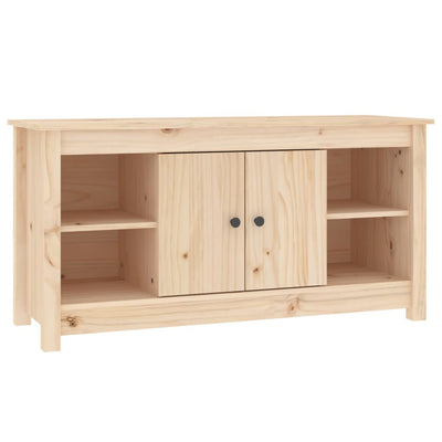 vidaXL TV Cabinet 103x36.5x52 cm Solid Wood Pine