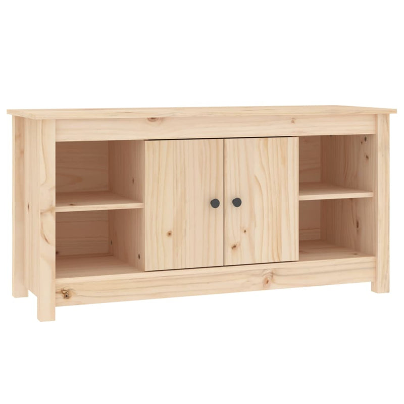 vidaXL TV Cabinet 103x36.5x52 cm Solid Wood Pine