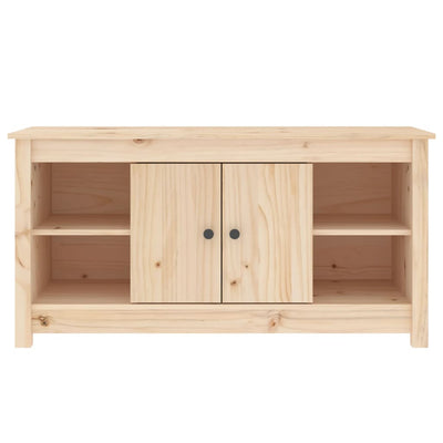 vidaXL TV Cabinet 103x36.5x52 cm Solid Wood Pine