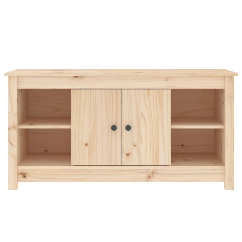 vidaXL TV Cabinet 103x36.5x52 cm Solid Wood Pine