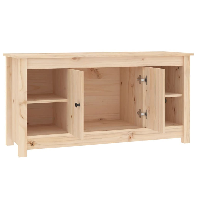 vidaXL TV Cabinet 103x36.5x52 cm Solid Wood Pine