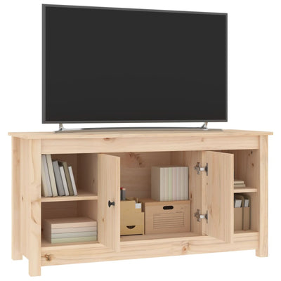 vidaXL TV Cabinet 103x36.5x52 cm Solid Wood Pine
