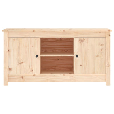 vidaXL TV Cabinet 103x36.5x52 cm Solid Wood Pine