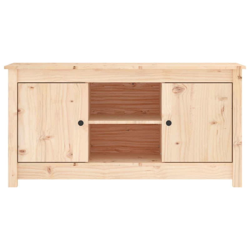 vidaXL TV Cabinet 103x36.5x52 cm Solid Wood Pine