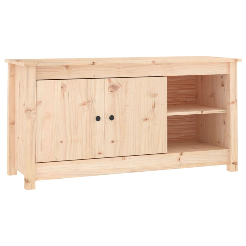 vidaXL TV Cabinet 103x36.5x52 cm Solid Wood Pine