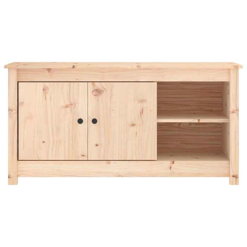 vidaXL TV Cabinet 103x36.5x52 cm Solid Wood Pine