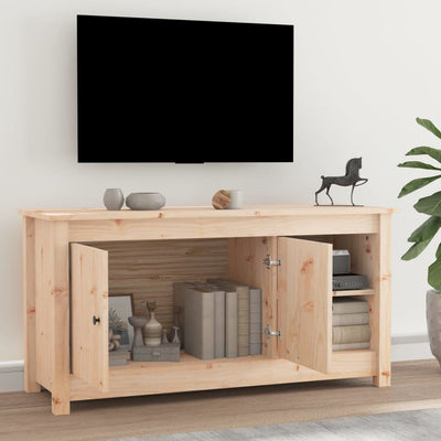 vidaXL TV Cabinet 103x36.5x52 cm Solid Wood Pine
