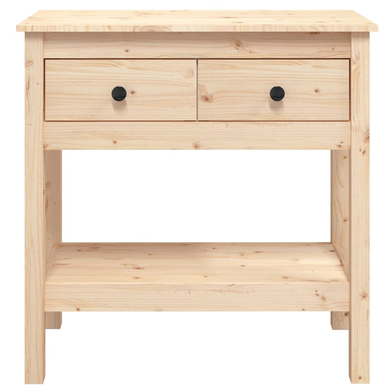 vidaXL Console Table 75x35x75 cm Solid Wood Pine