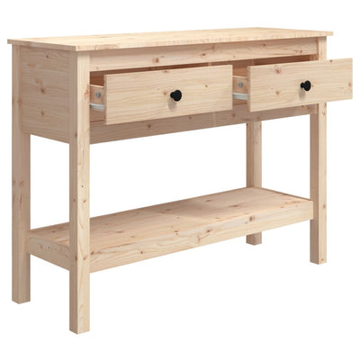 vidaXL Console Table 75x35x75 cm Solid Wood Pine