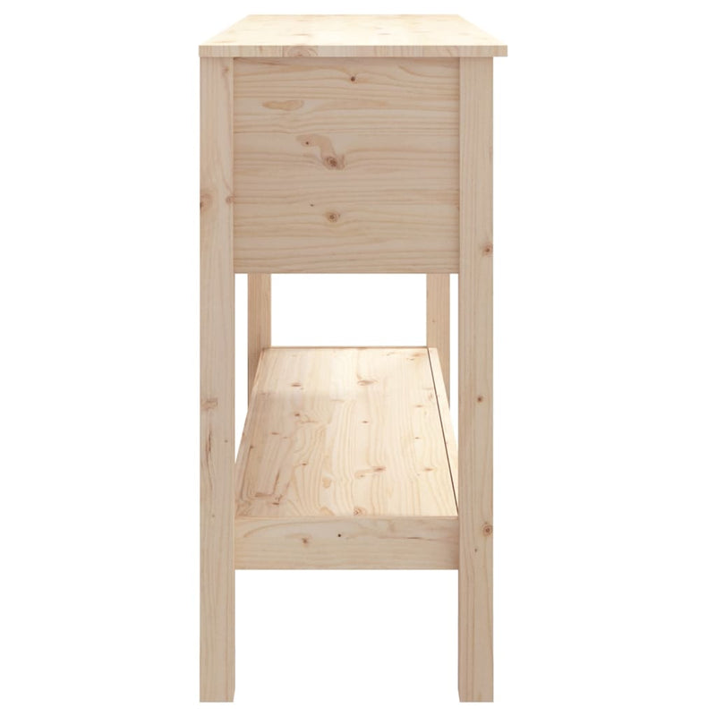 vidaXL Console Table 75x35x75 cm Solid Wood Pine