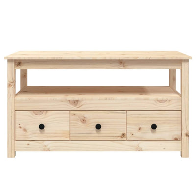 vidaXL Coffee Table 102x49x55 cm Solid Wood Pine