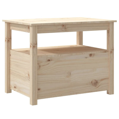 vidaXL Coffee Table 71x49x55 cm Solid Wood Pine