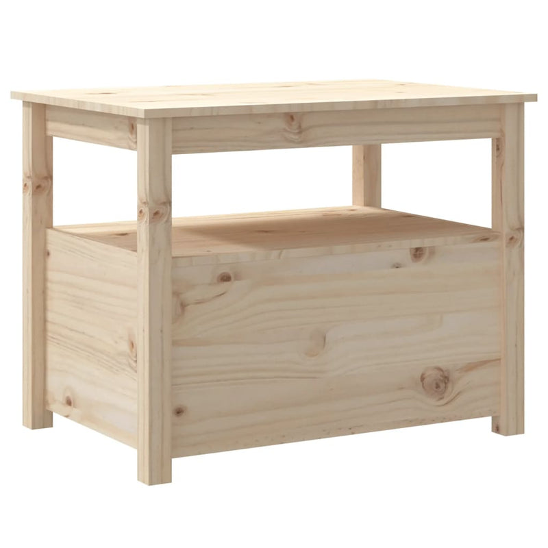 vidaXL Coffee Table 71x49x55 cm Solid Wood Pine