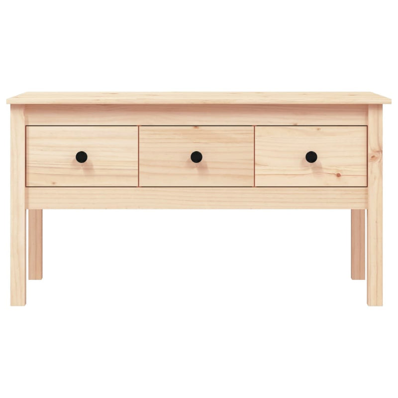 vidaXL Coffee Table 102x49x55 cm Solid Wood Pine