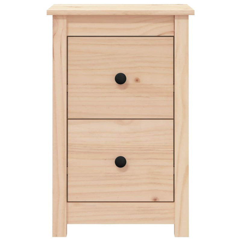vidaXL Bedside Cabinets 2 pcs 40x35x61.5 cm Solid Wood Pine