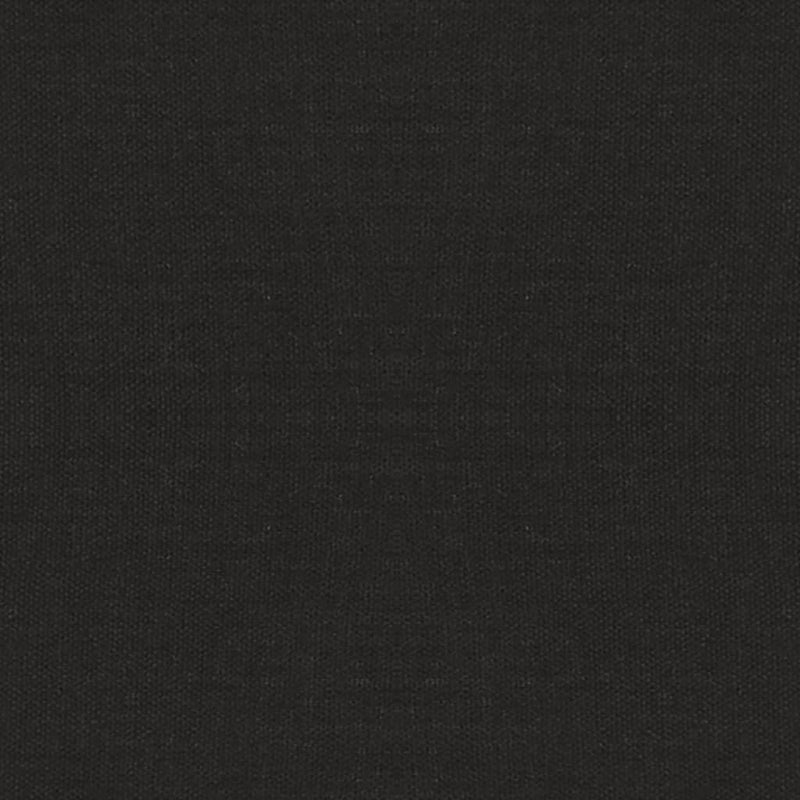 vidaXL Armchair with Stool Black Fabric