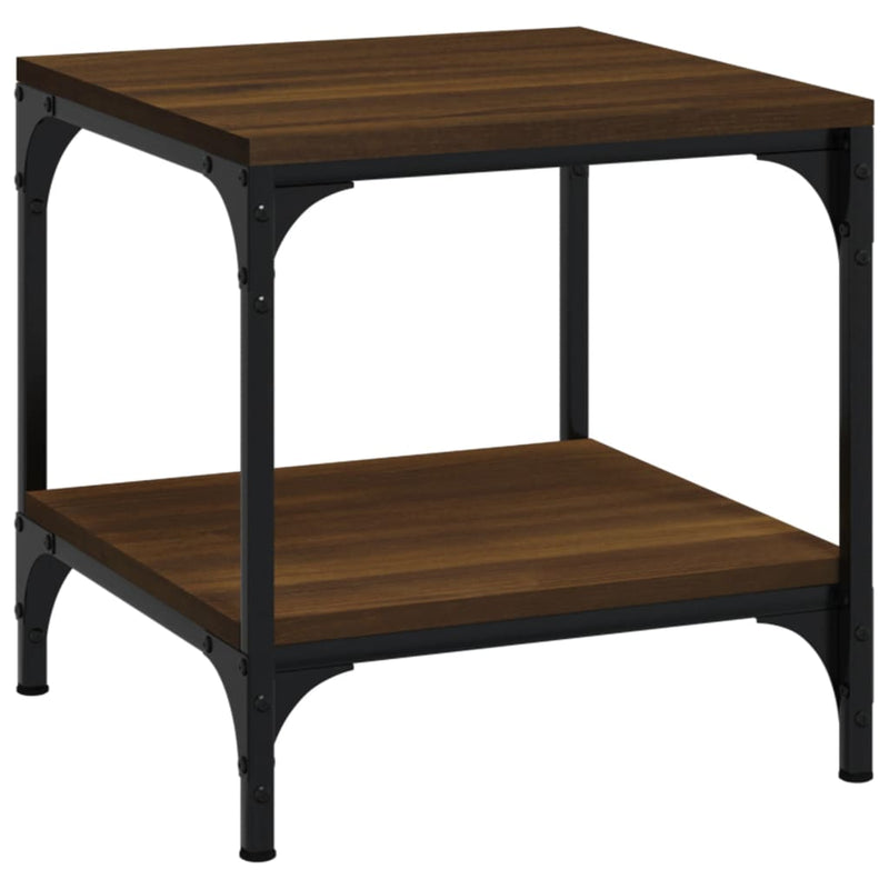 vidaXL Side Tables 2 pcs Black 40x40x40 cm Engineered Wood