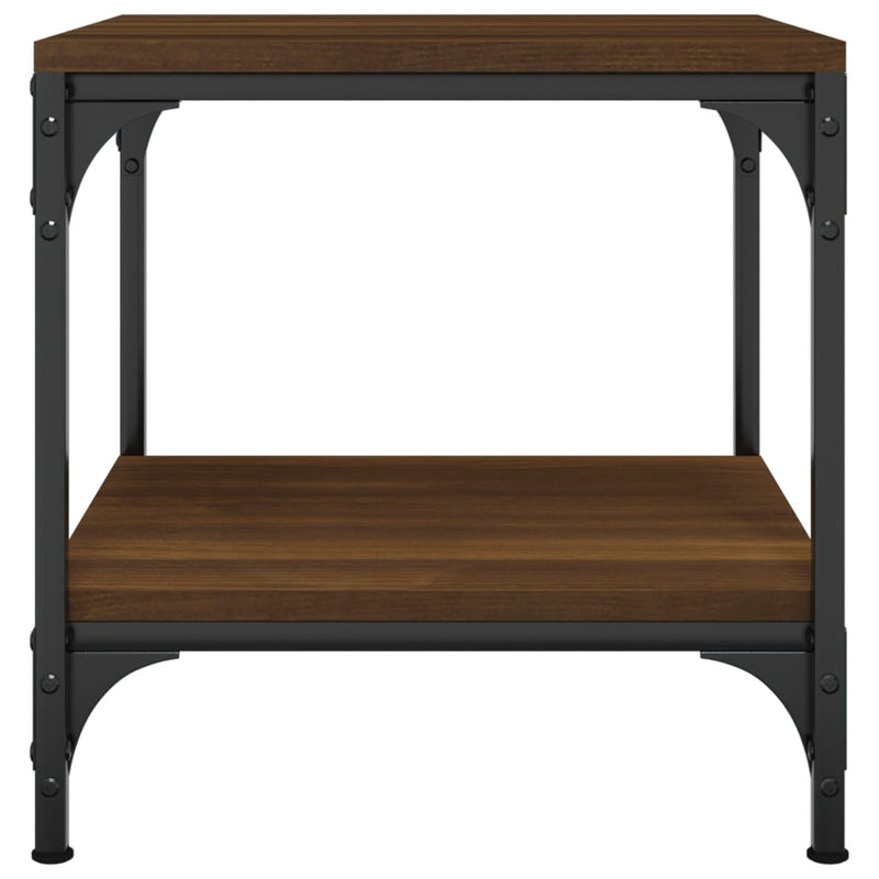 vidaXL Side Tables 2 pcs Black 40x40x40 cm Engineered Wood