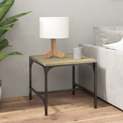 vidaXL Side Table Black 40x40x35 cm Engineered Wood